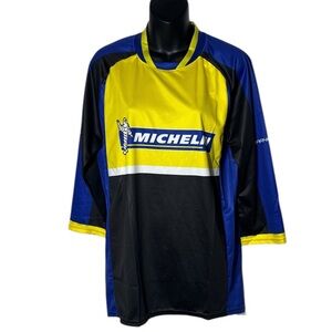 Louis garneau men’s medium Michelin bike jersey cycling new long sleeve
